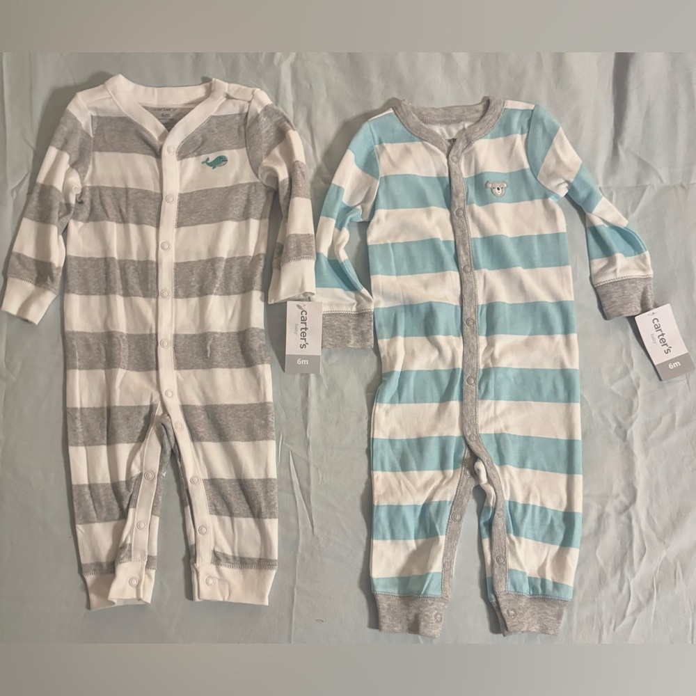 NWT Carter’s Button Down Sleeper’s 6m